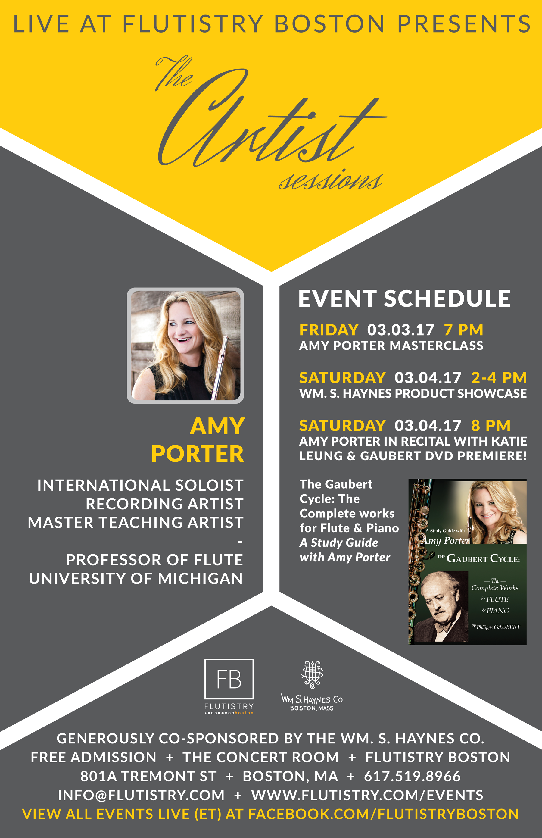 Flutistry Boston Amy Porter 2017 Event